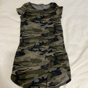 Army T SHIRT dress XS